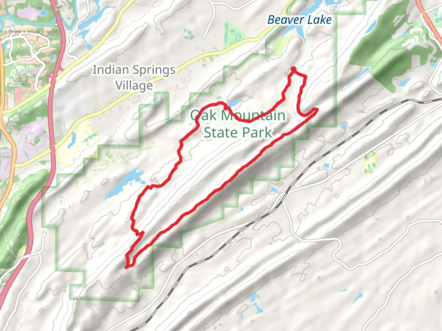 An image depicting the trail Blue, Green and Foothills Loop Trail and its surrounding area.