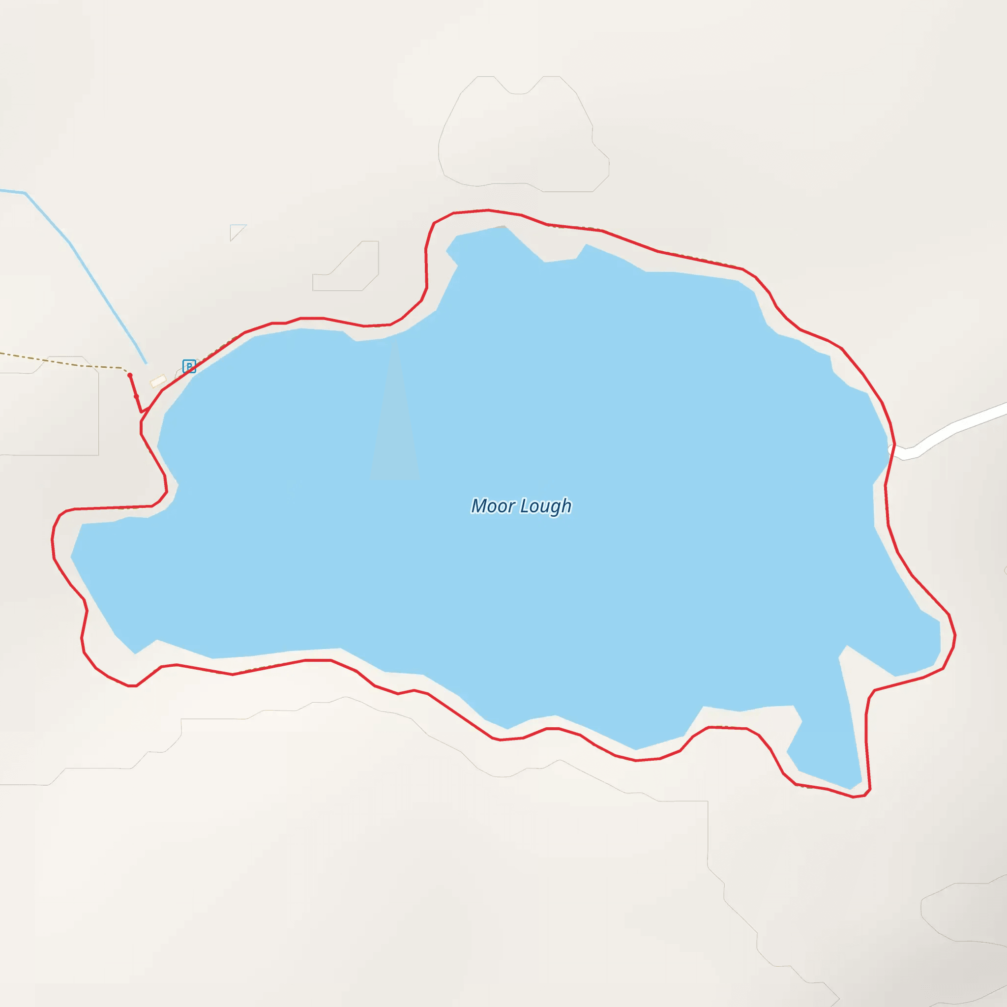 Moor Lough mobile static map