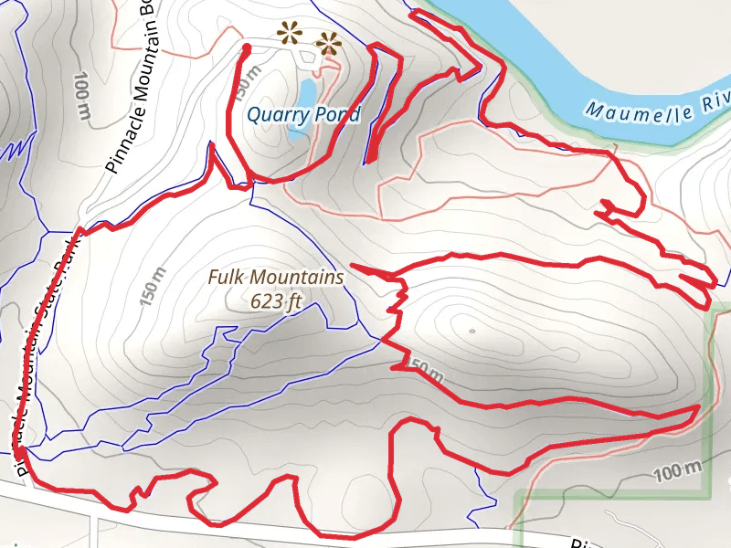 Quarry Pond - Fulk Mountains - Jackfork Loop