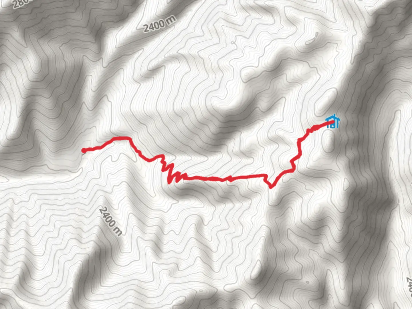 An image depicting the trail Pioneer Cabin Trail and its surrounding area.