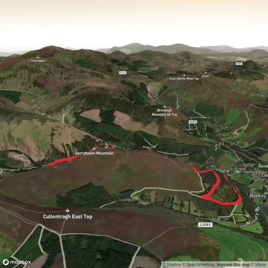 An image depicting the trail Summer In Speedgoats and its surrounding area.