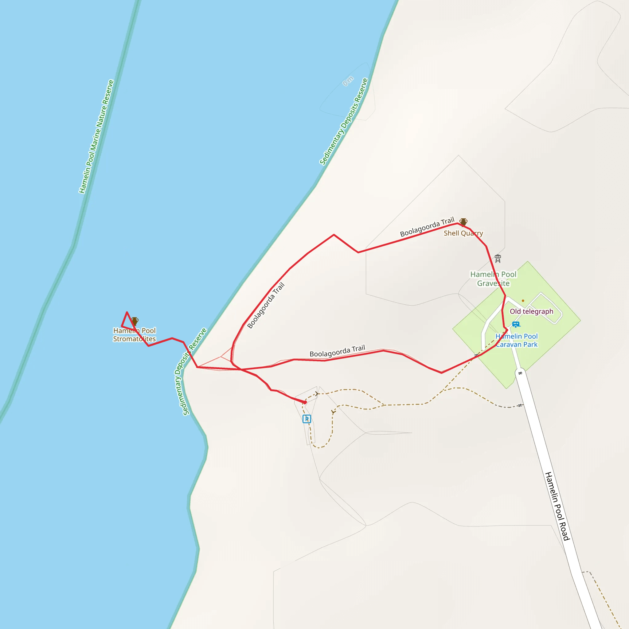 Boolagoorda Walk mobile static map