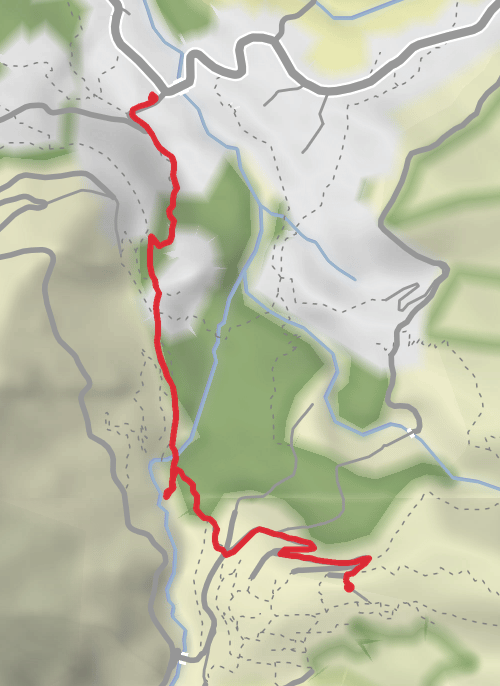 Asni Hiking mobile static map