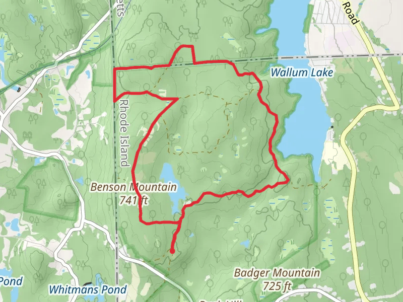 Buck Hill and Benson Mountain Loop Trail