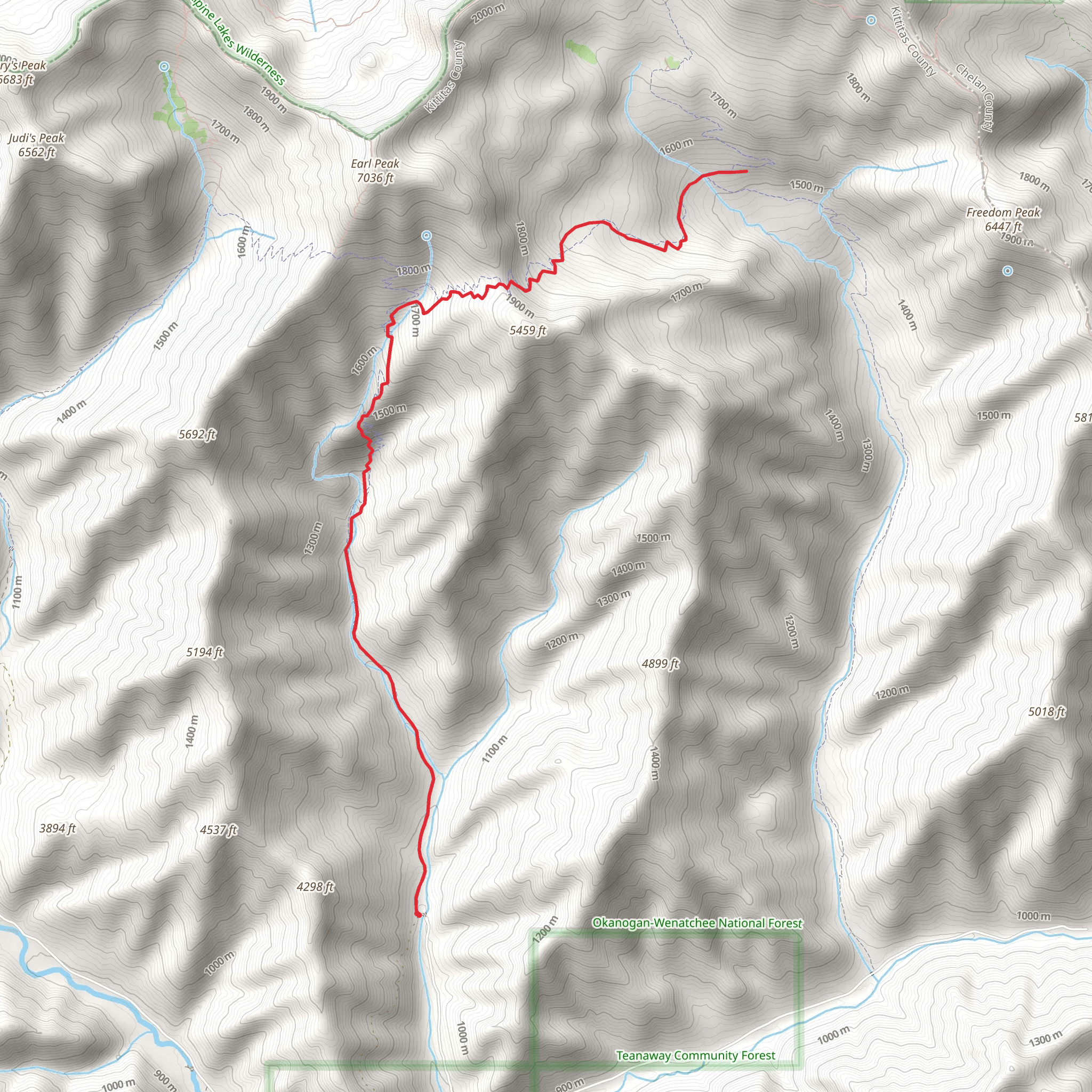 Standup Trail mobile static map