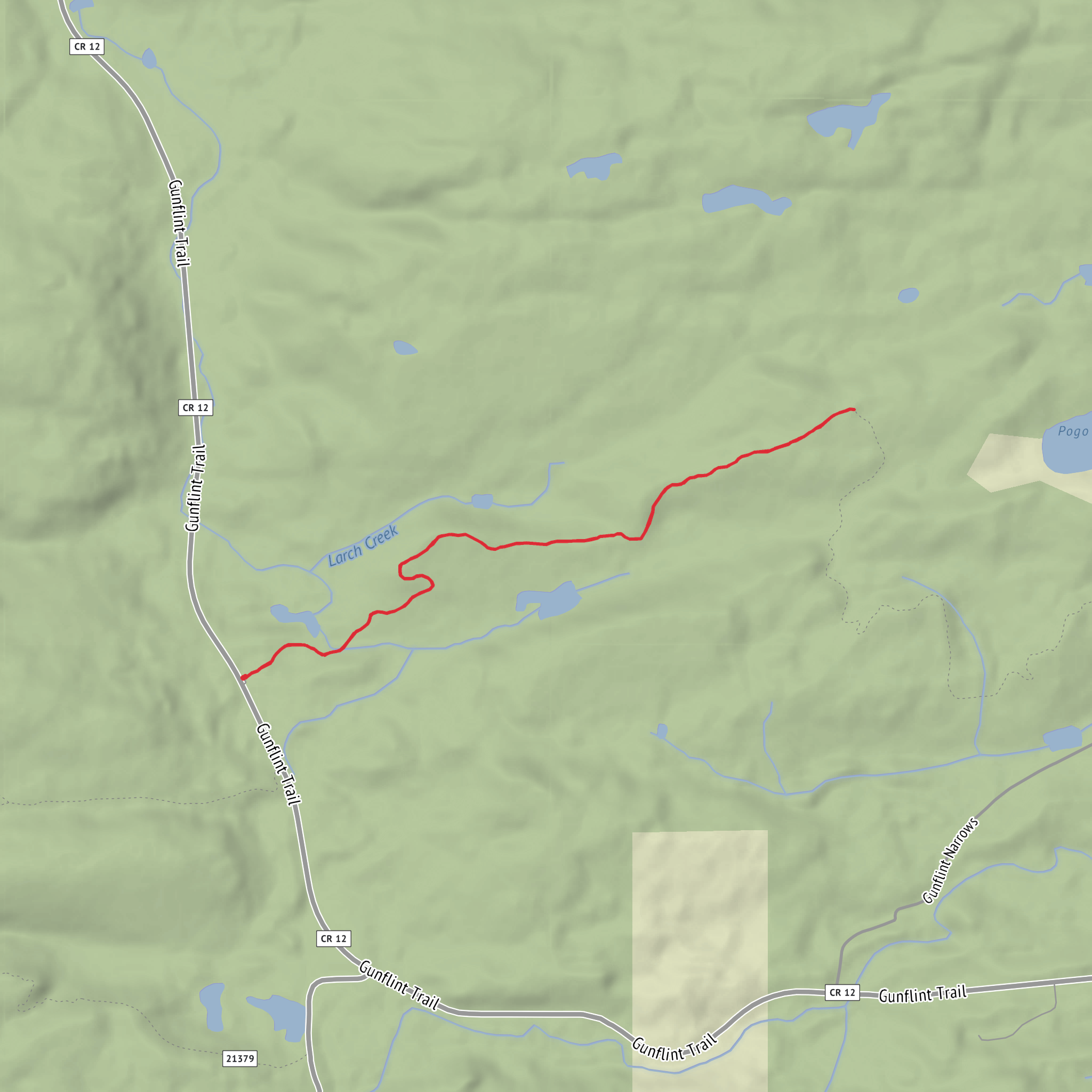 Magnetic Rock Trail mobile static map