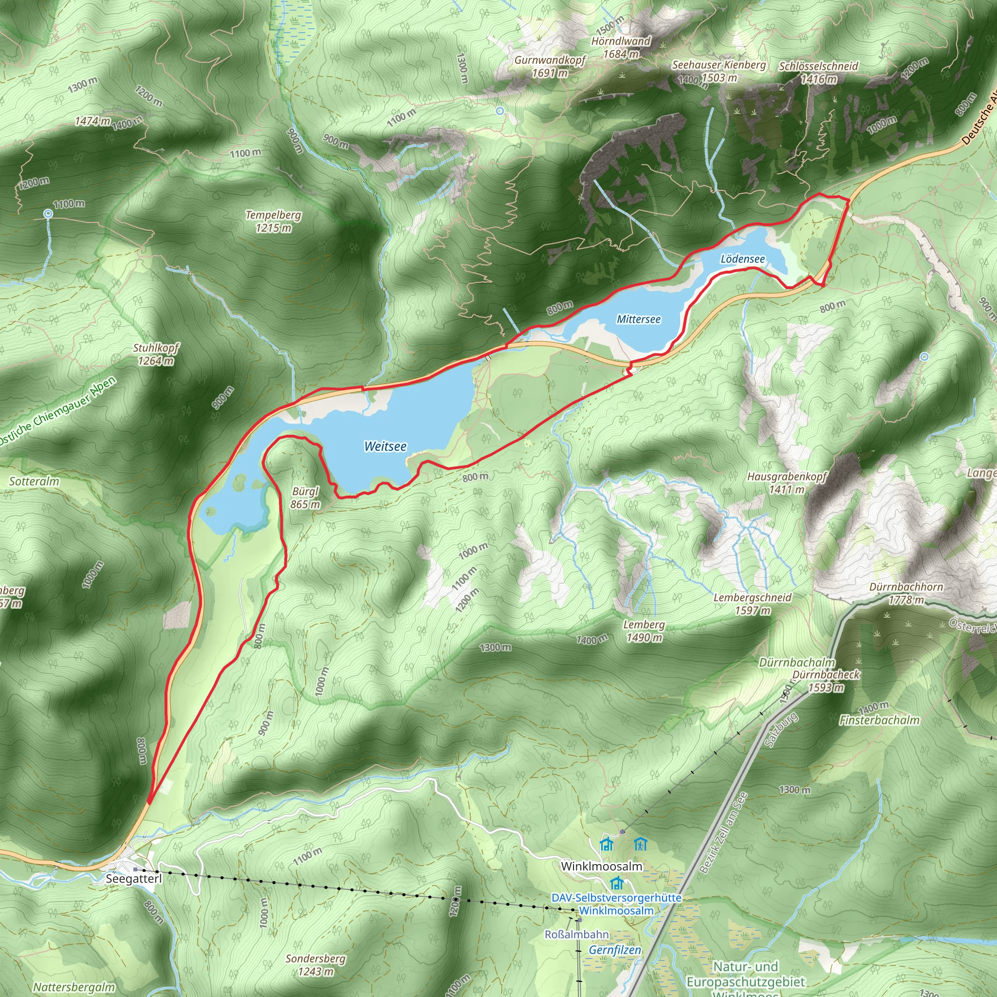 Lodensee and Weitsee Loop | Traunstein | Germany