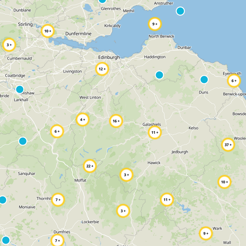 Scottish Borders Static Map