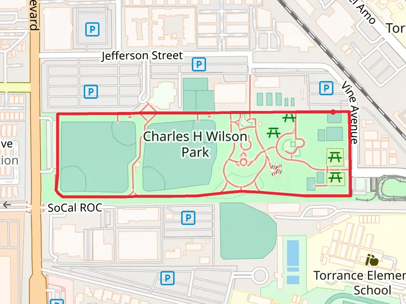 Charles H Wilson Park Loop