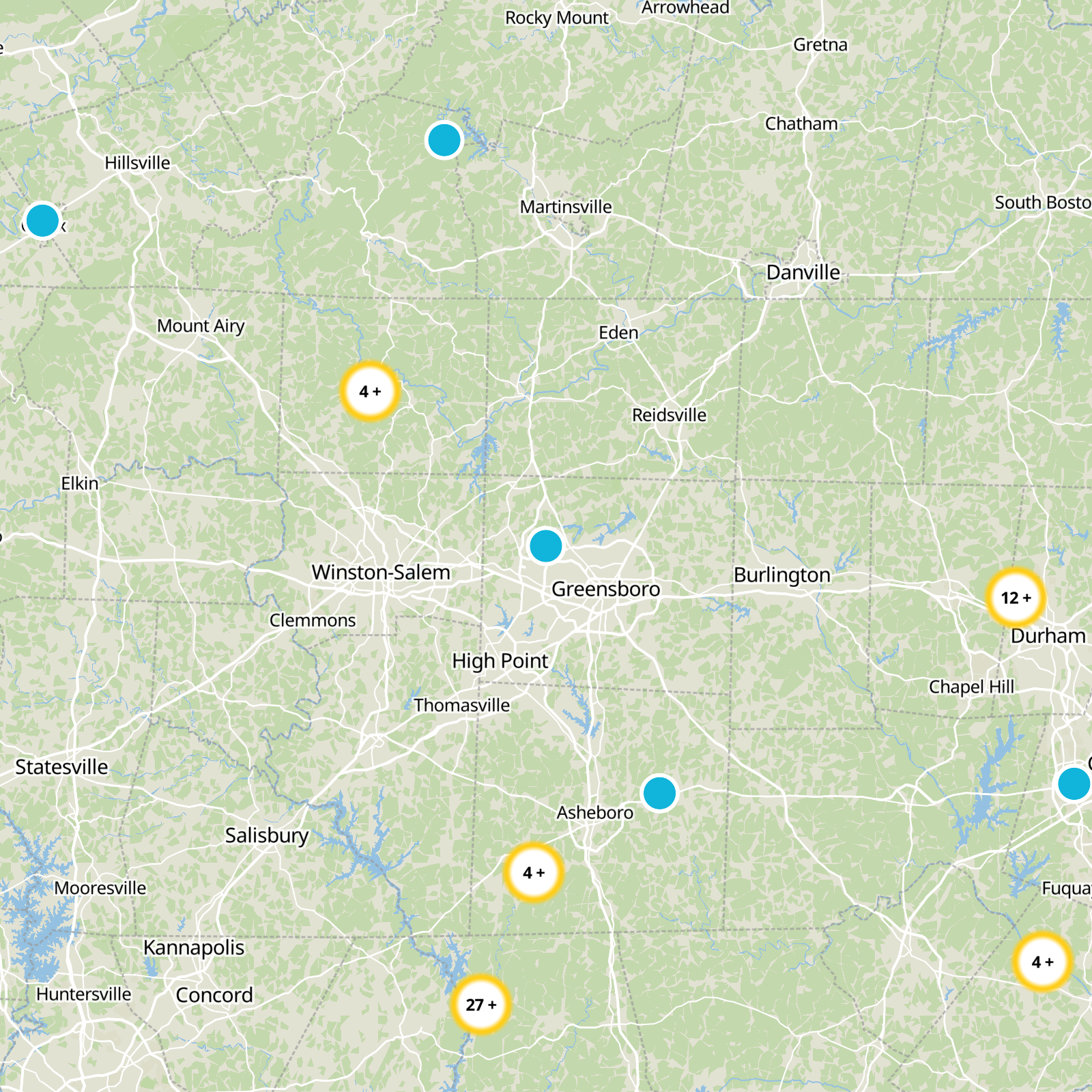 Guilford County Static Map