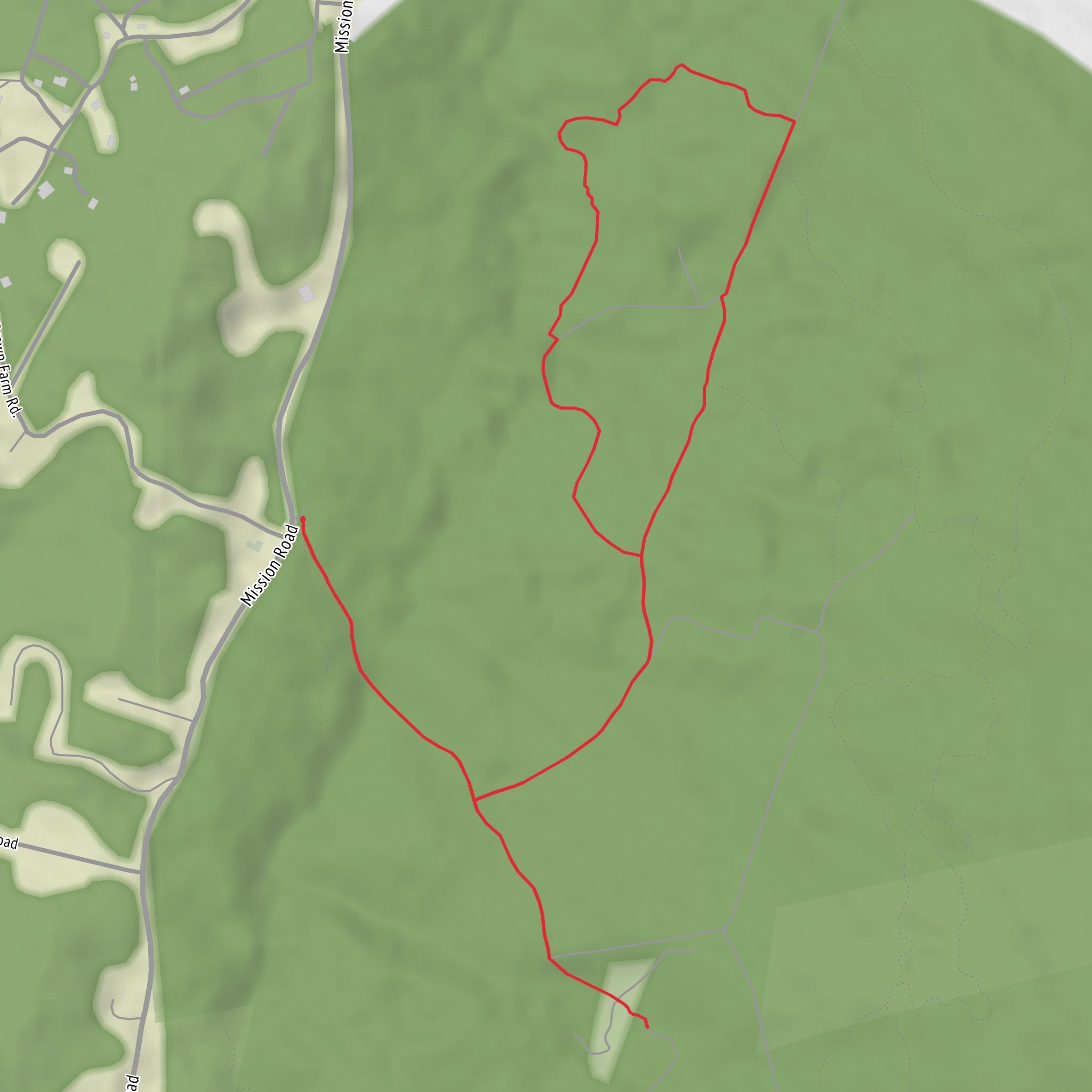 Shannondale Springs Trail mobile static map