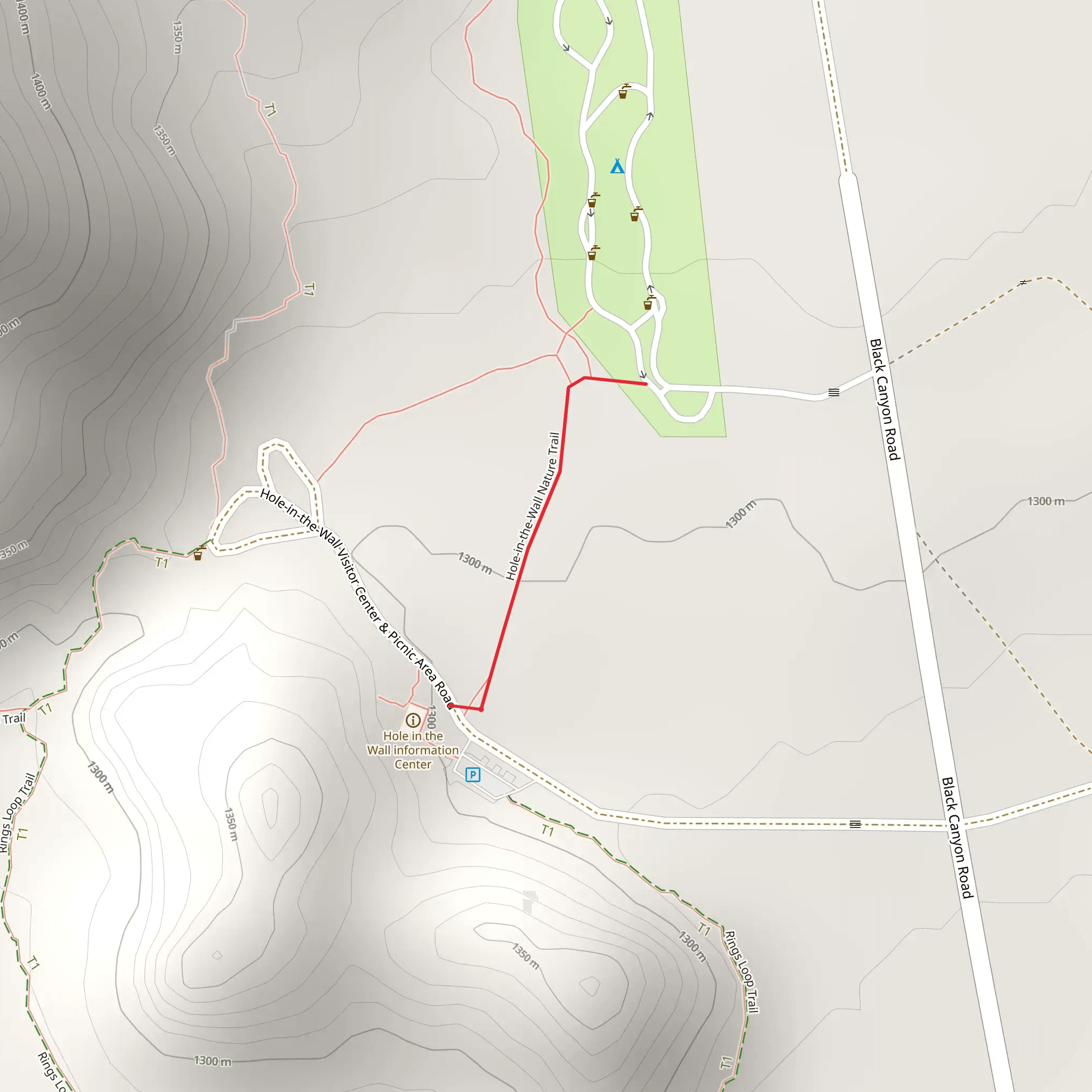 Hole - in - the - Wall Nature Trail mobile static map