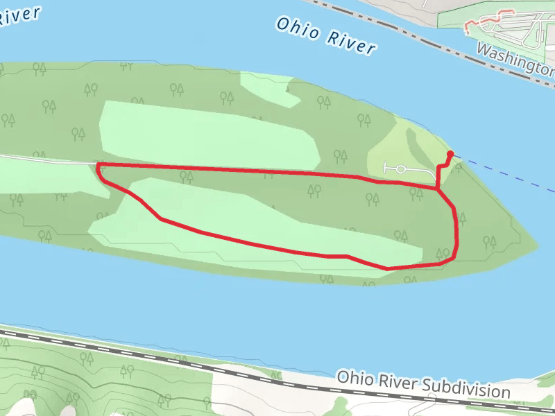 Blennerhassett Island Loop Trail