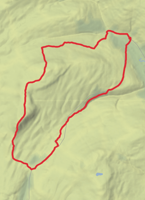 Hike on Halton Gill and Pen Y Ghent Loop mobile static map
