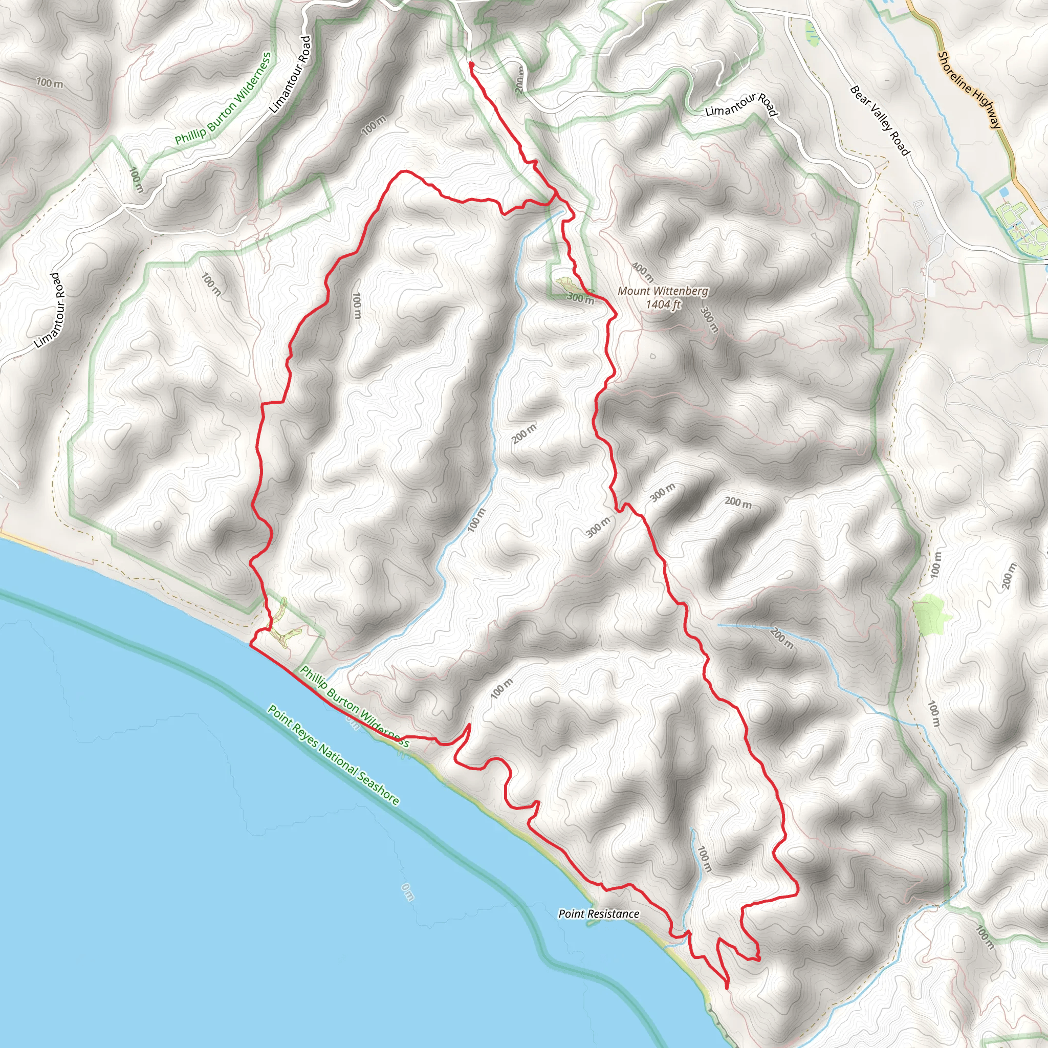 Sky Trail and Fire Lane Trail Loop mobile static map