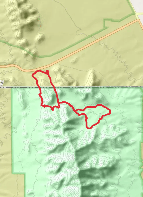 Anthony Gap mobile static map