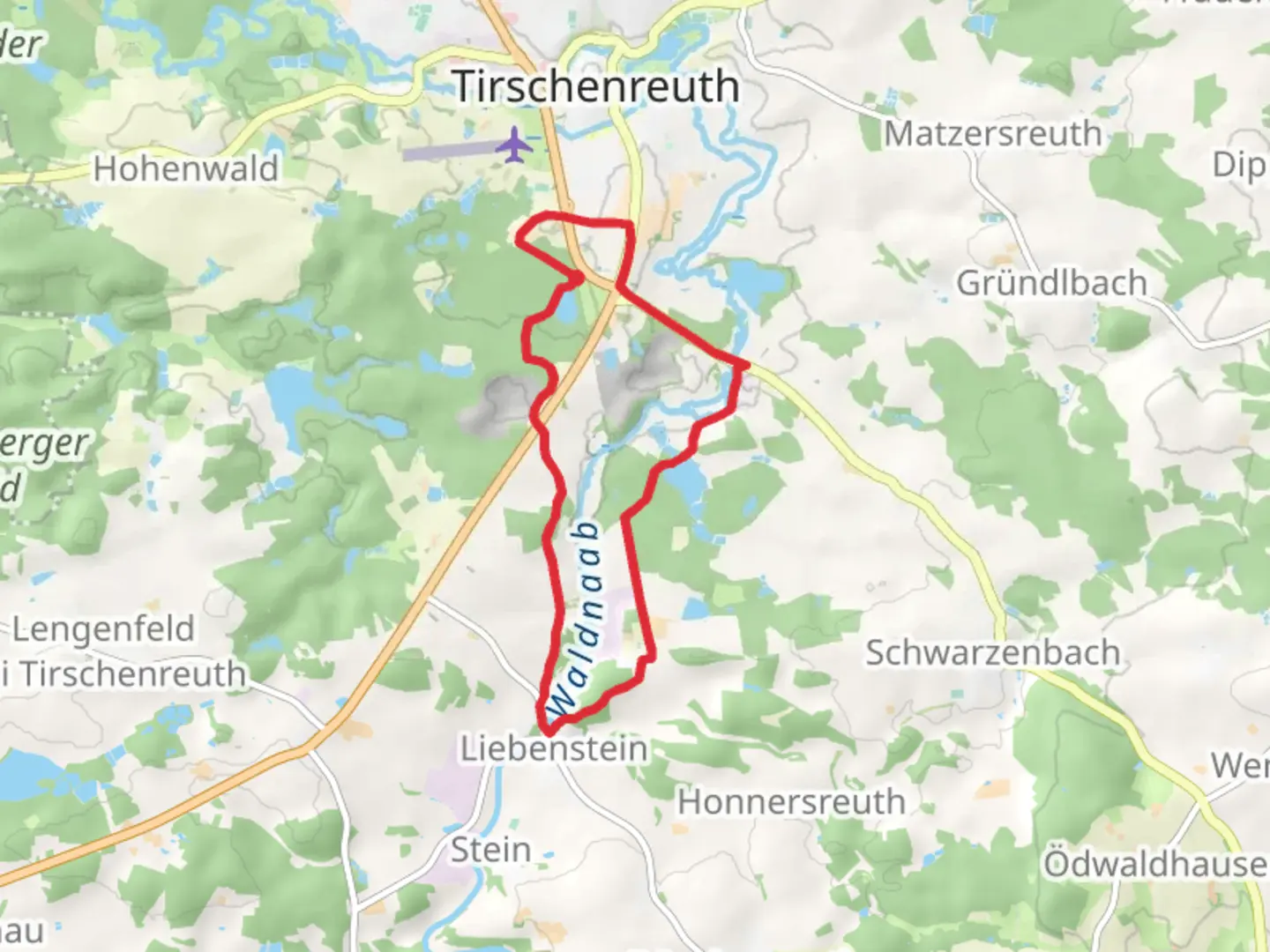 An image depicting the trail Engelmannsteich and Rattenteich via Maria Kulmer Weg and its surrounding area.