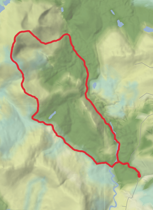 County Mayo Hiking mobile static map
