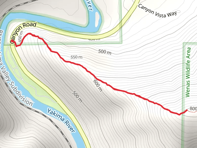 Manastash Ridge Canyon Trail