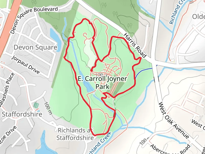 E Carroll Joyner Park Loop