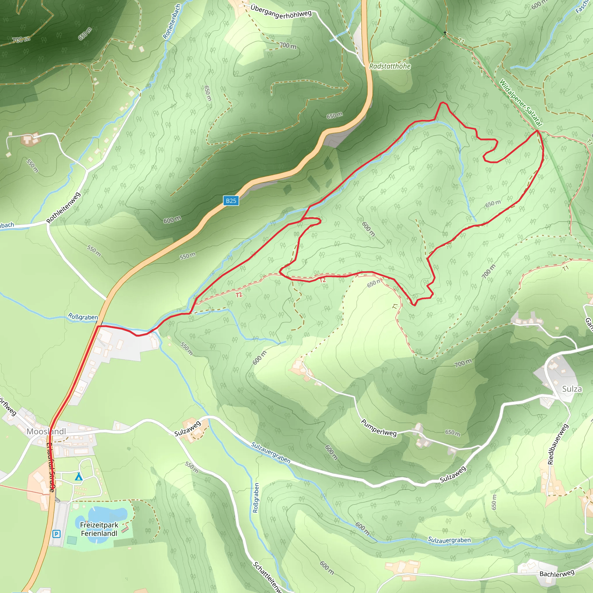 Landler Spazierweg - 8 mobile static map