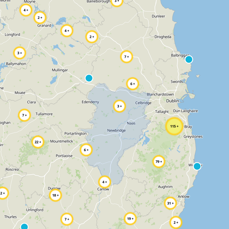 County Kildare Static Map