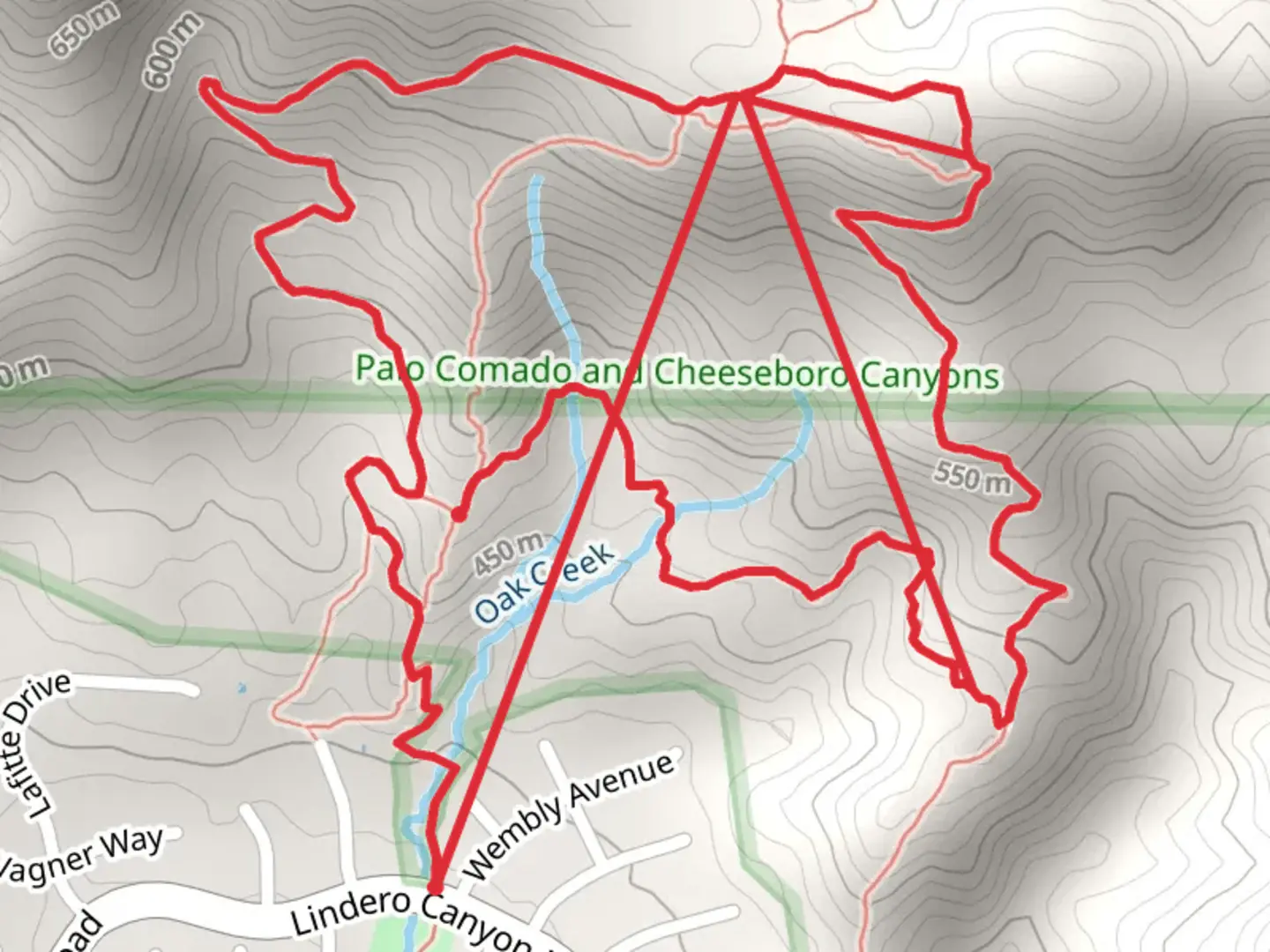 An image depicting the trail Suicide and China Flat Loop Trail and its surrounding area.