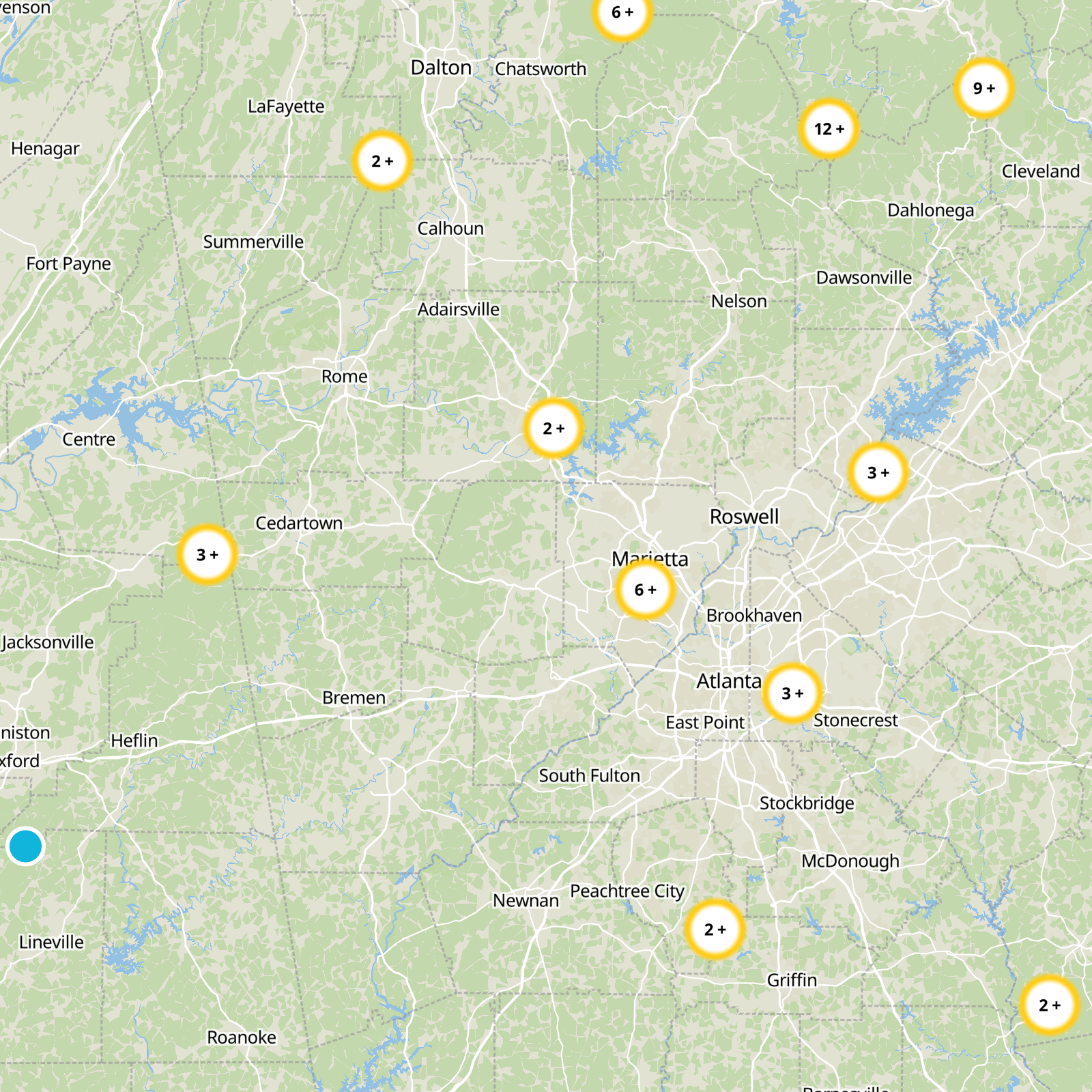 Paulding County Static Map