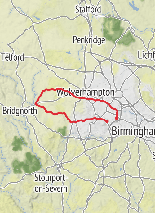 Sandwell Road Cycling mobile static map