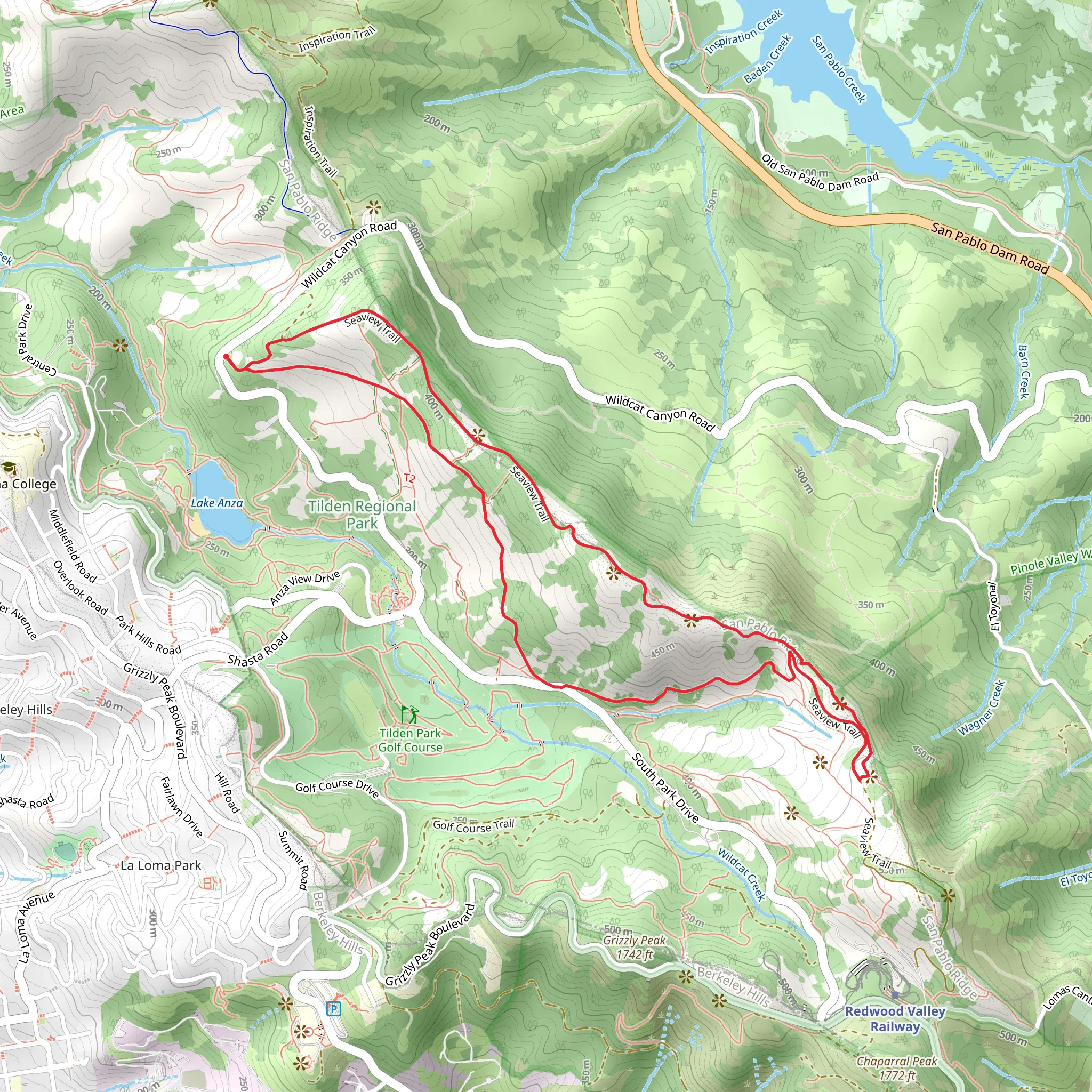 Quarry Trail and ADT Loop mobile static map