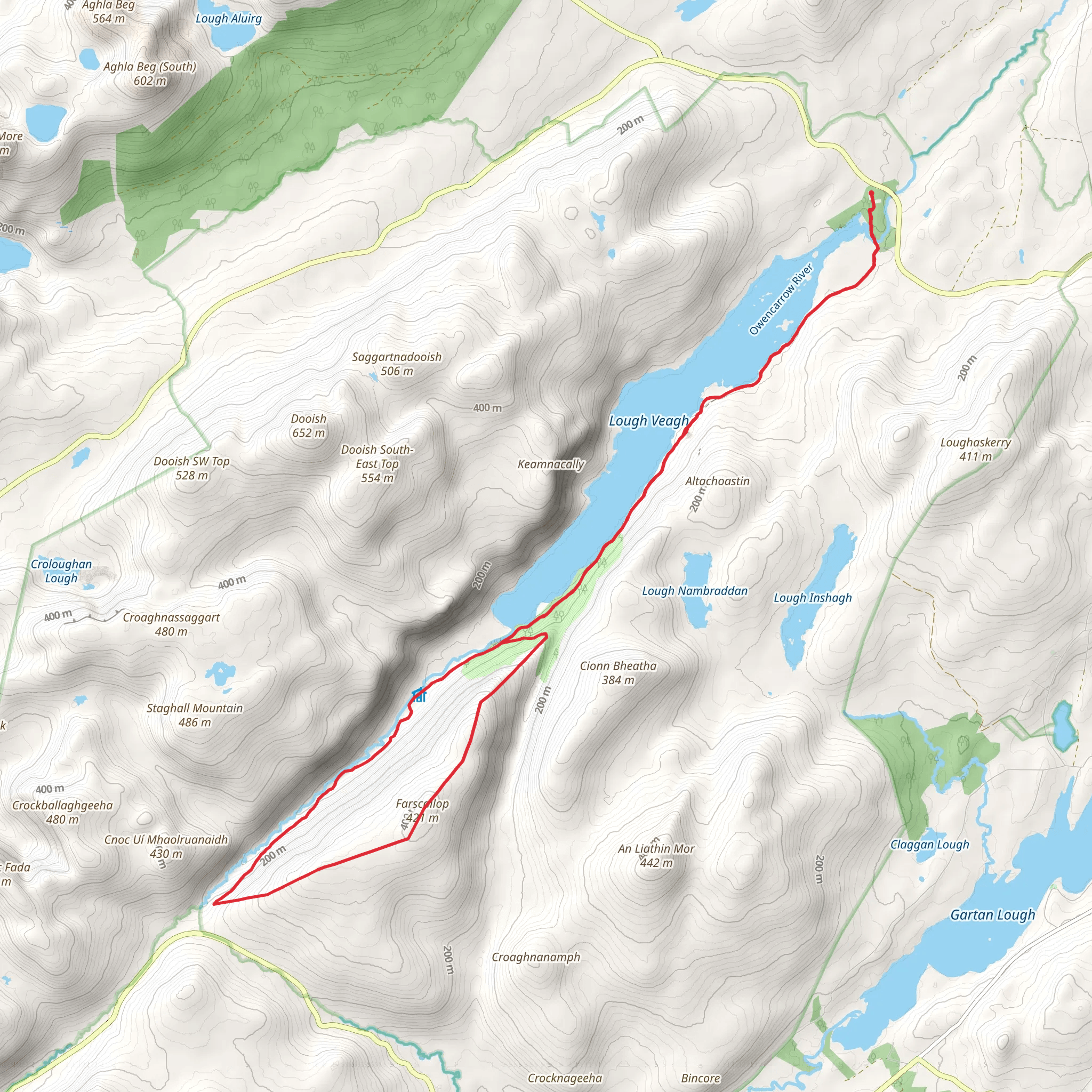 Glenveagh & Farscallop mobile static map