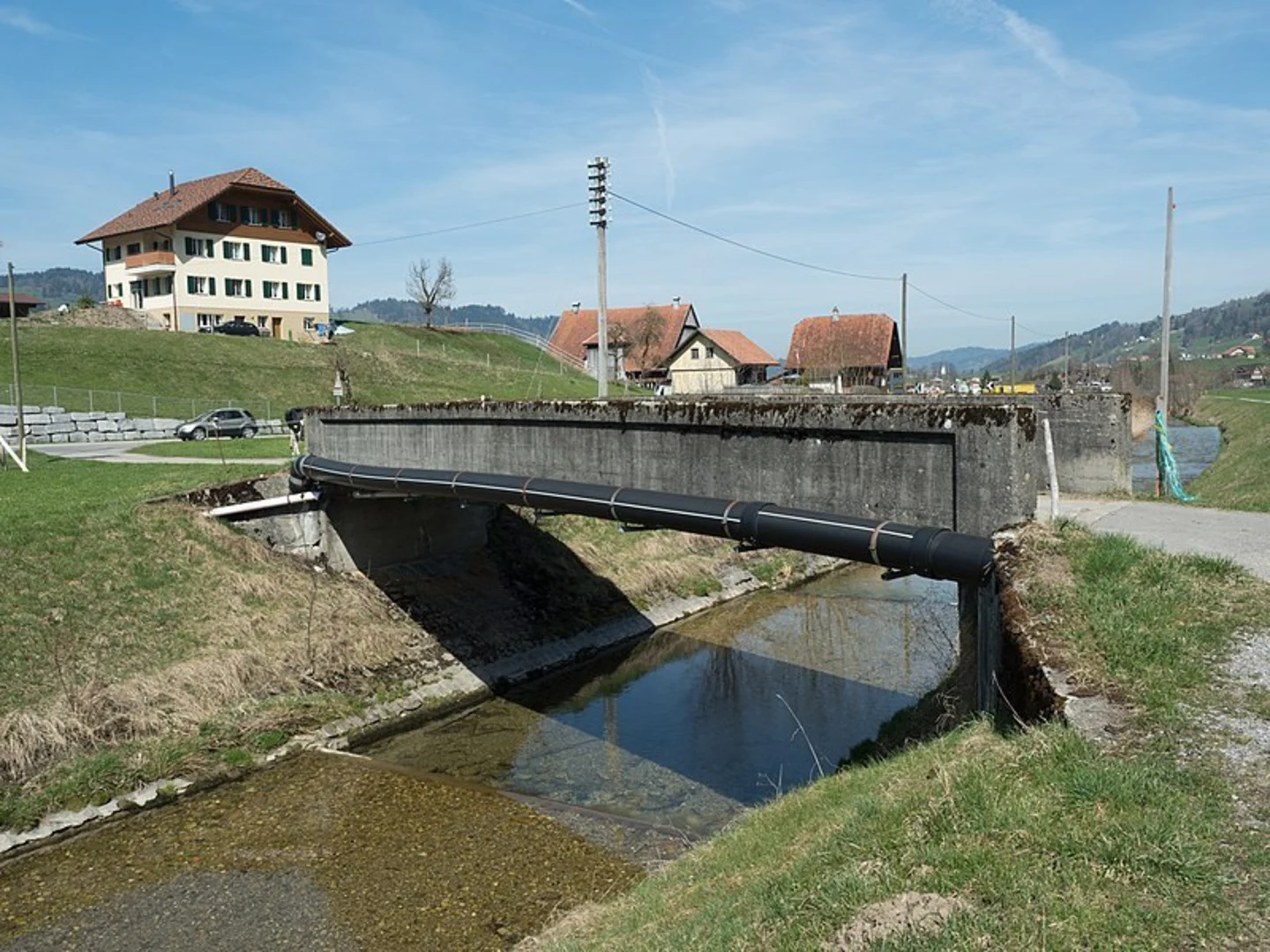 An image depicting the trail Schüpfheim - Obstaldenegg and its surrounding area.