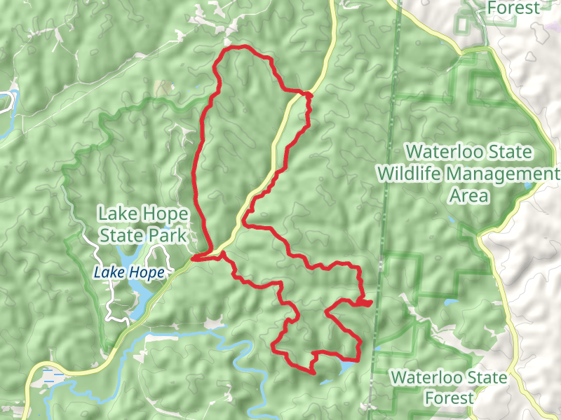Zaleski Backpack, Bear Hollow Pond and Starrett Ridge Loop Trail