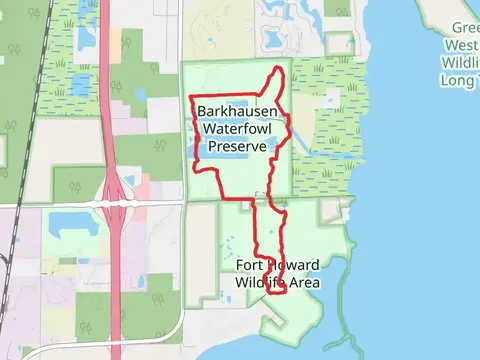 Barkhausen Waterfowl Preserve and Fort Howard Wildlife Area Loop