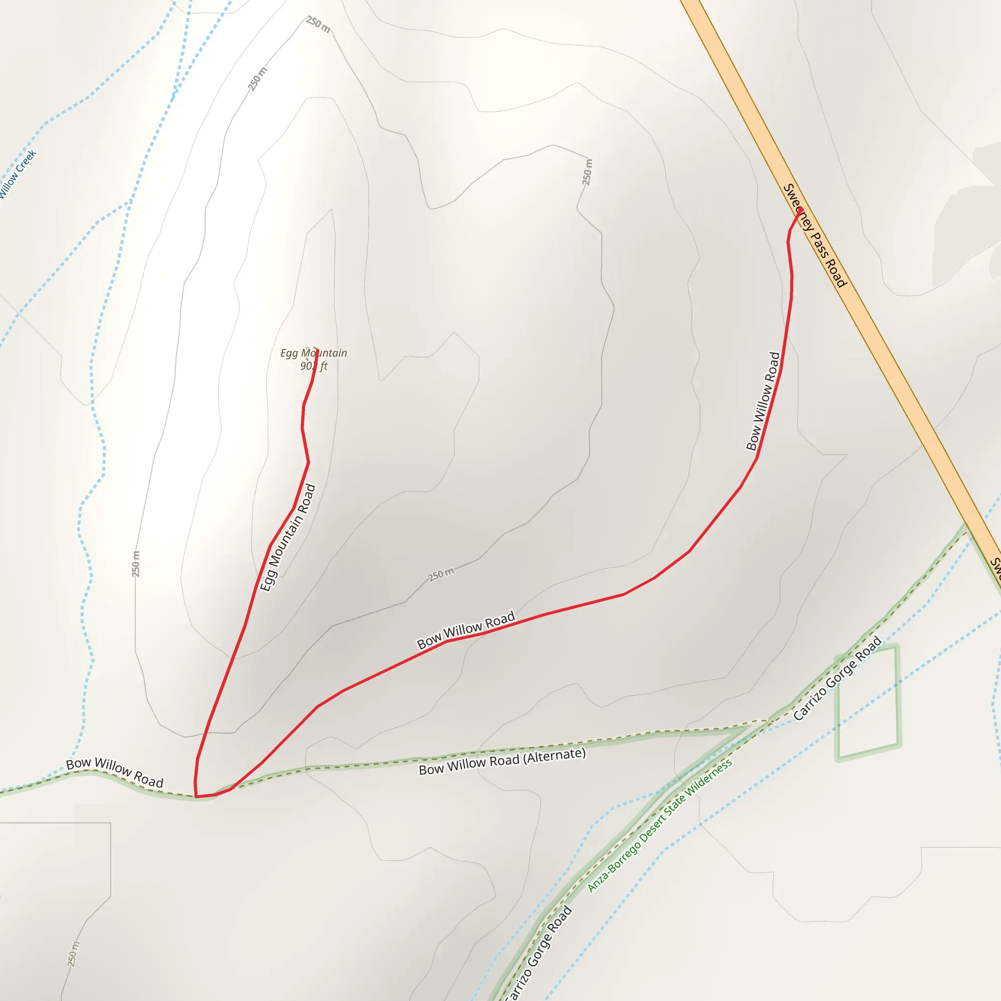 Egg Mountain mobile static map