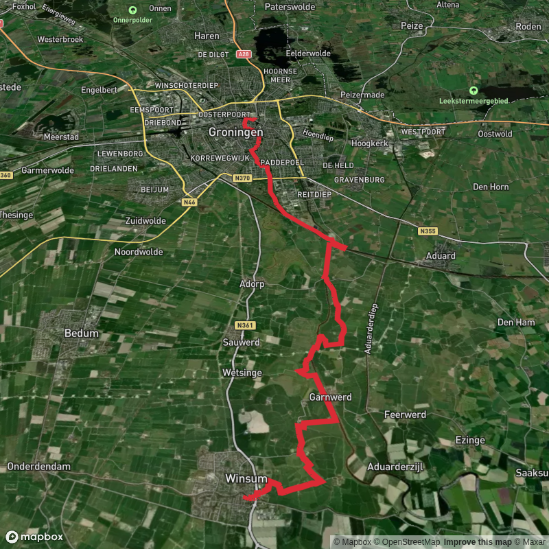 Winsum to Hoofdstation via Selwerderhof