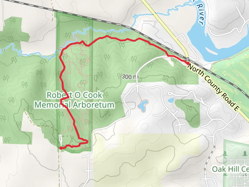 Ica Age Trail from North County Road E