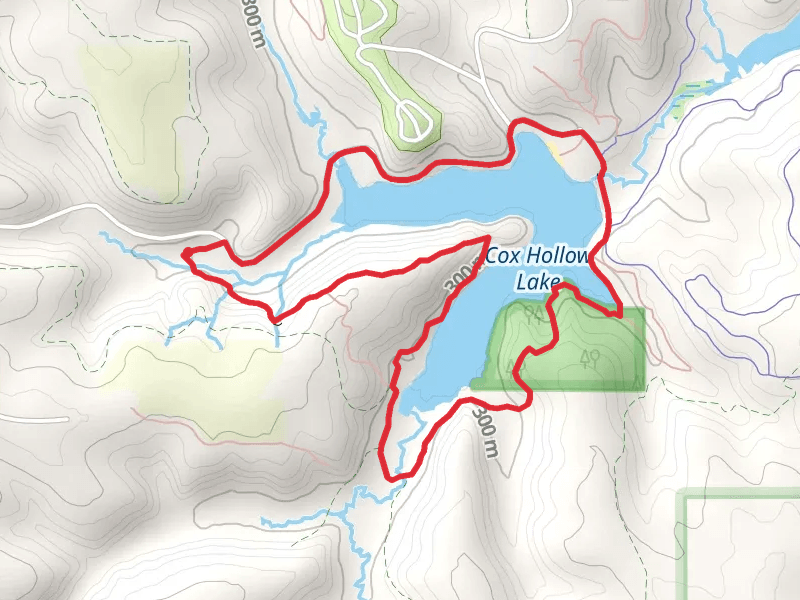 Cox Hollow Lake Loop via Pine Cliff Trail
