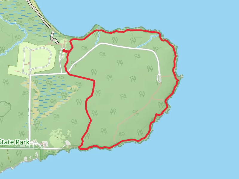 Bayview, Point and Woods Loop Trail