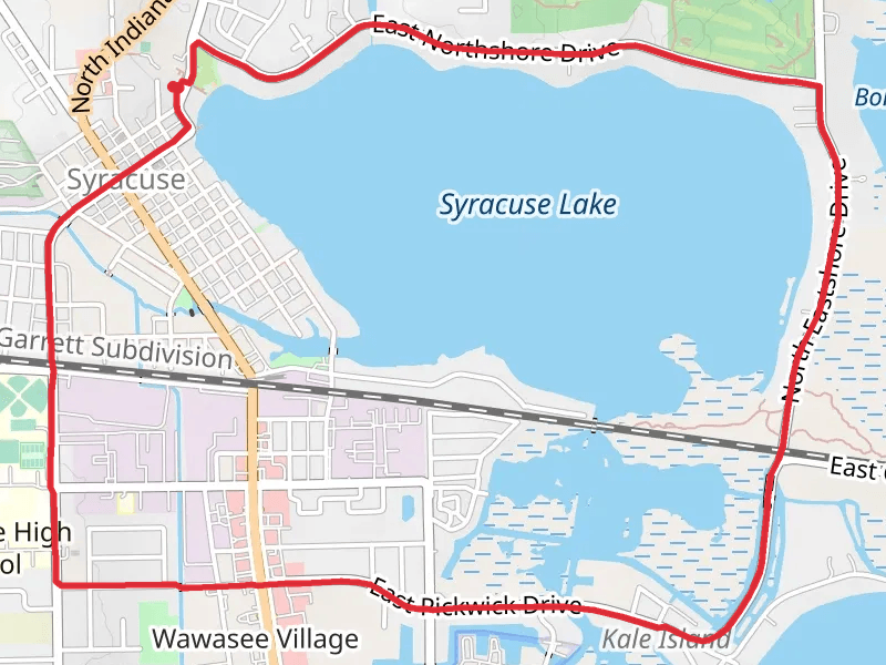 Syracuse Lake Loop Syracuse - Wawasee Trail
