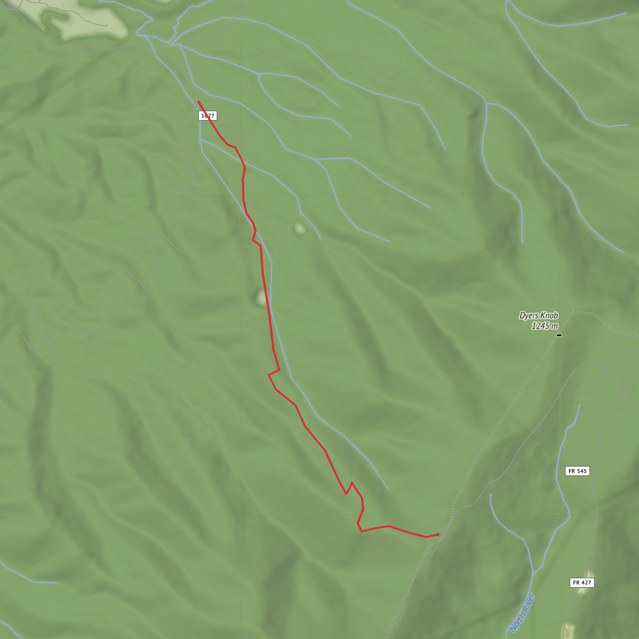 Little Stoney Trail mobile static map