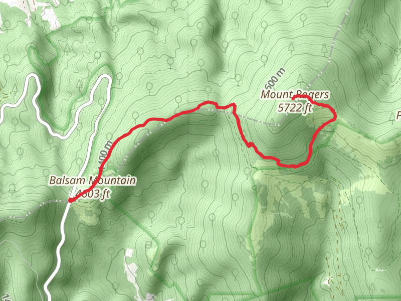 Mount Rogers via Appalachian Trail