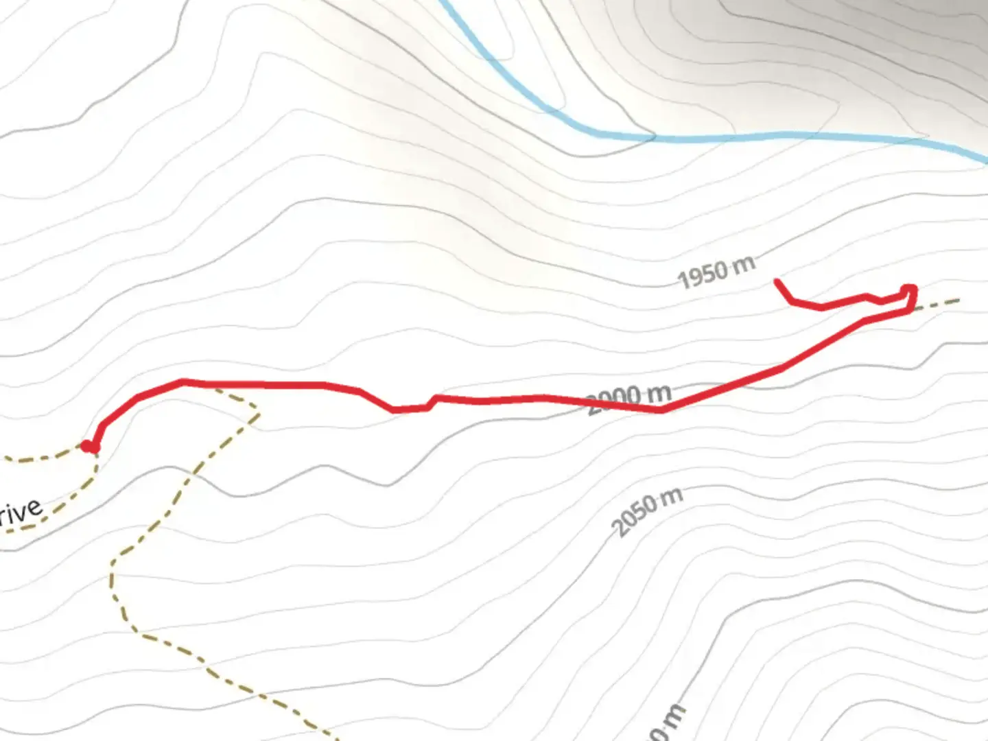 An image depicting the trail Chinquapin Drive and its surrounding area.