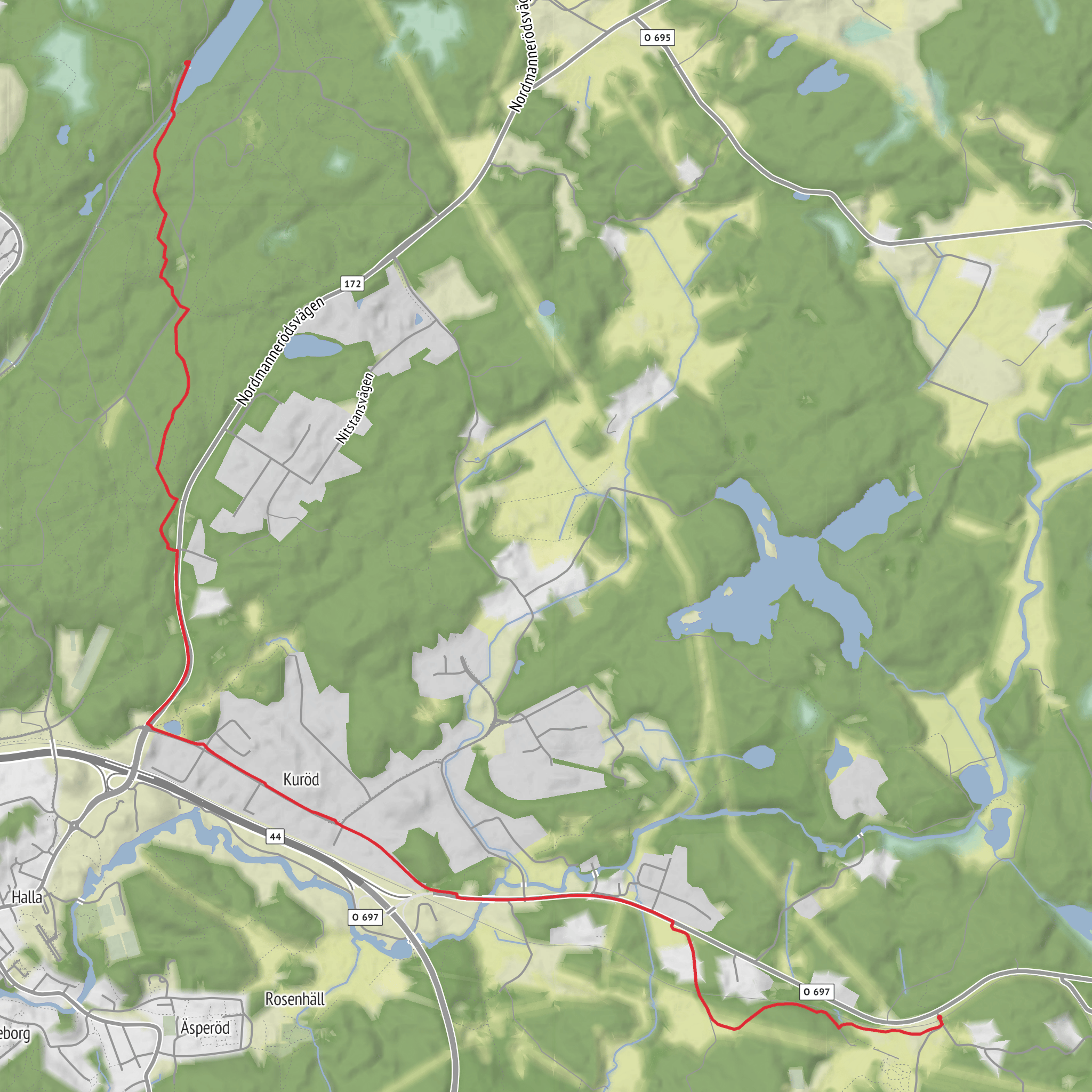 Bohusleden stage 15 mobile static map