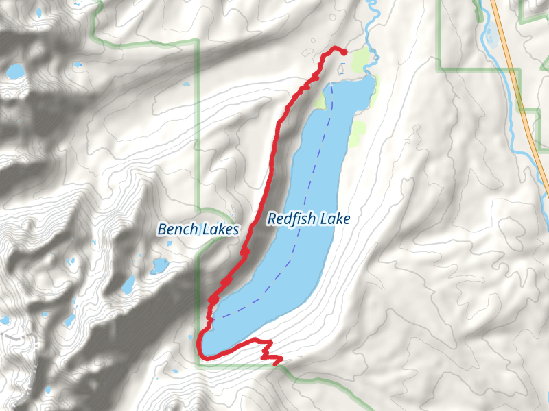 Redfish Creek-Baron Creek Trail and Grand Mogul Trail