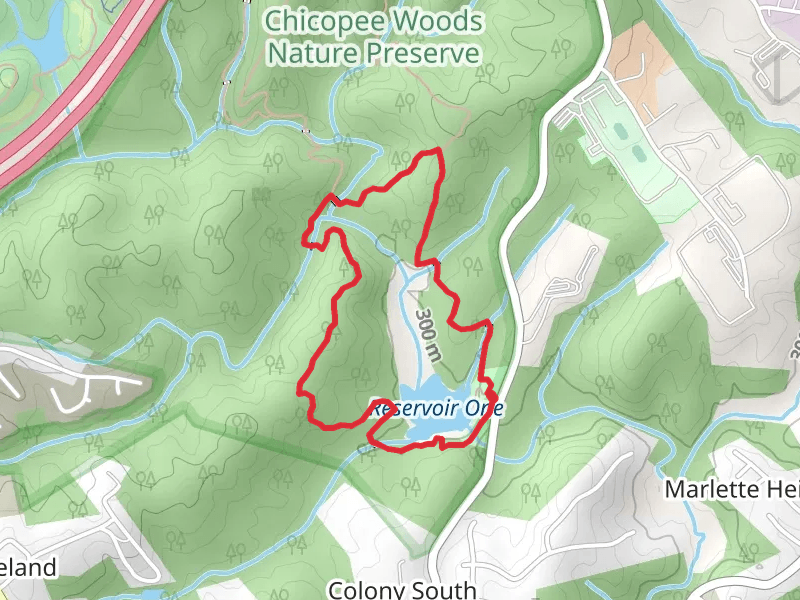 Reservoir One and Walnut Creek Loop