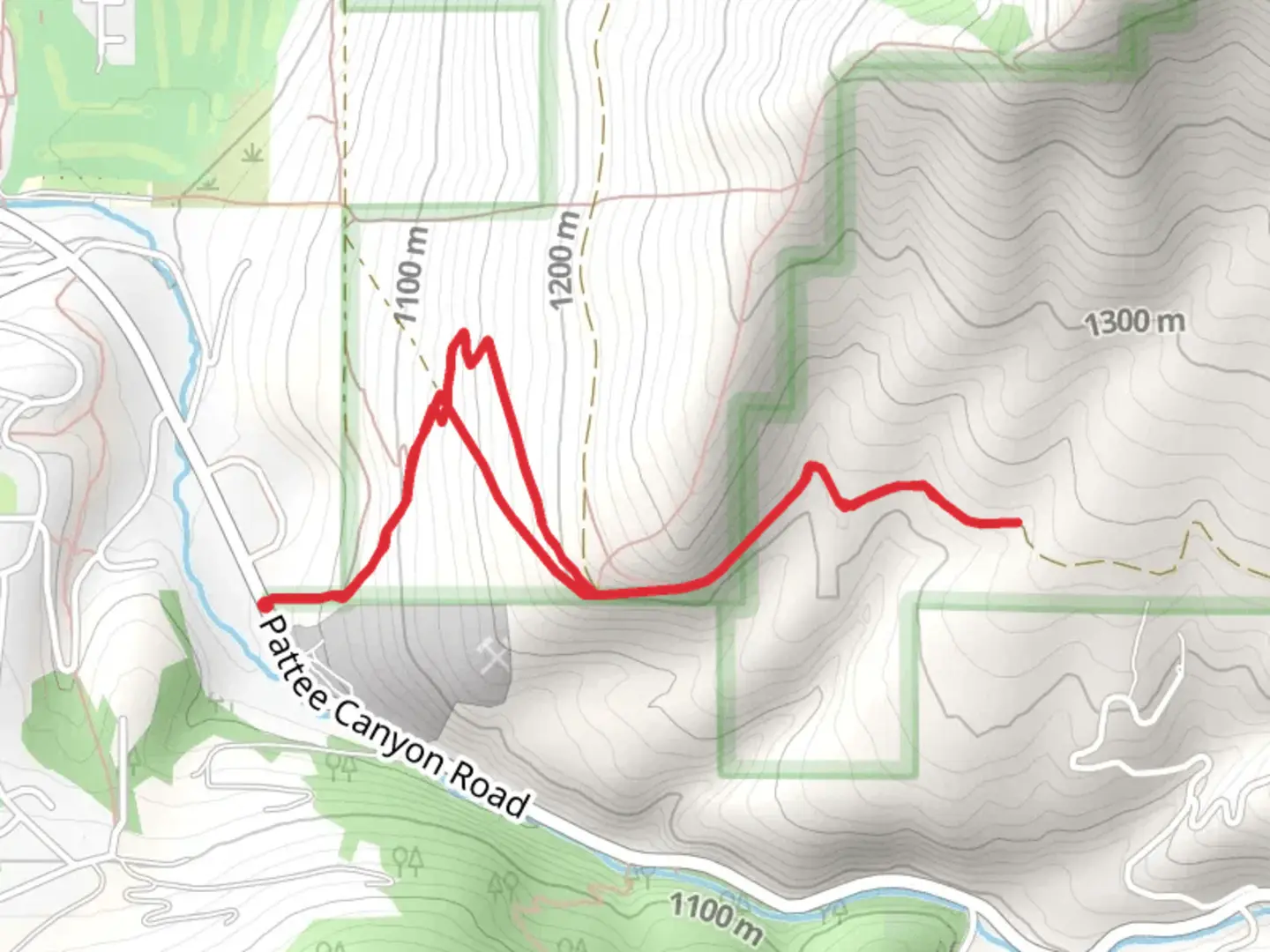 An image depicting the trail Slant, Mo Z and Crooked Loop Trail and its surrounding area.