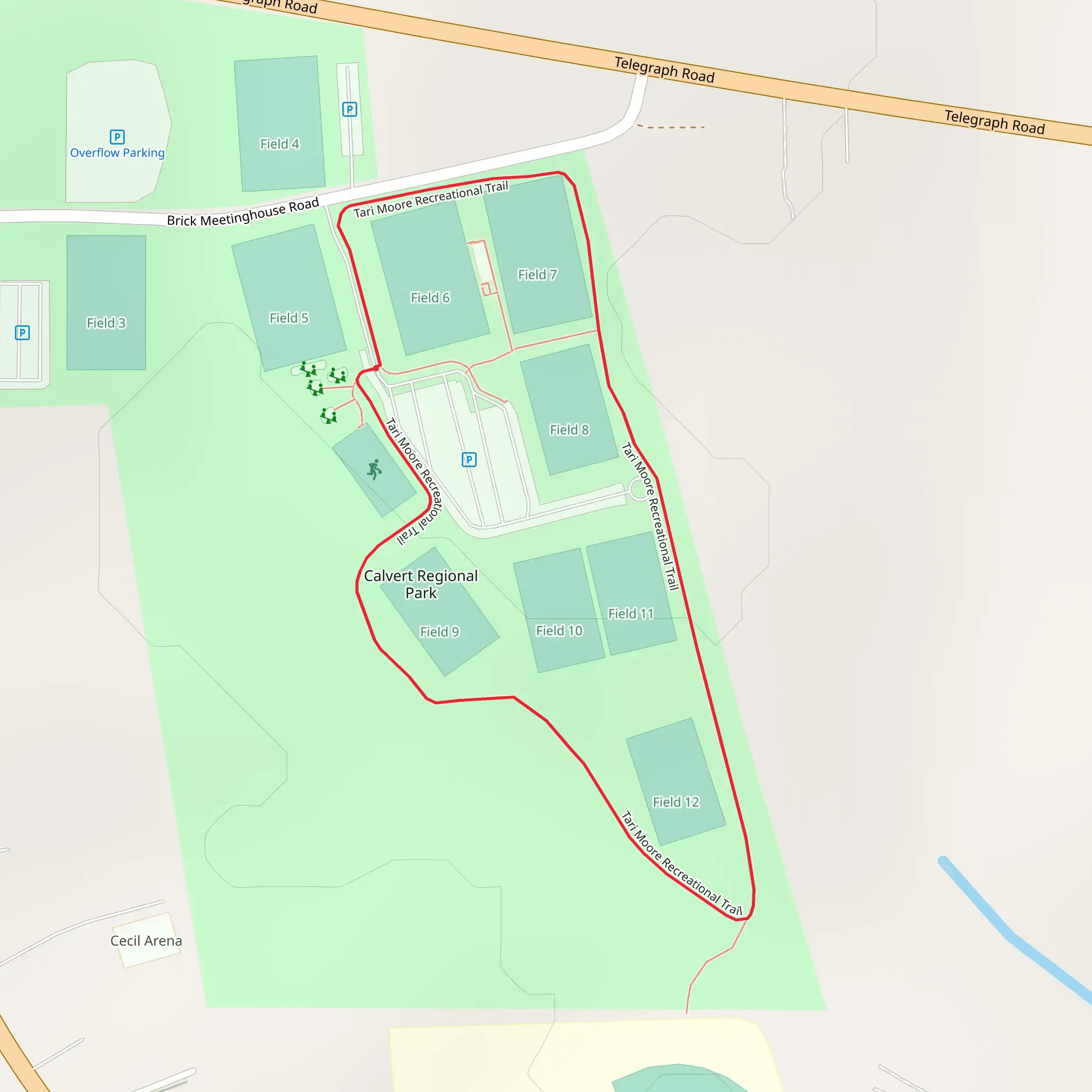 Tari Moore Recreational Loop Trail mobile static map