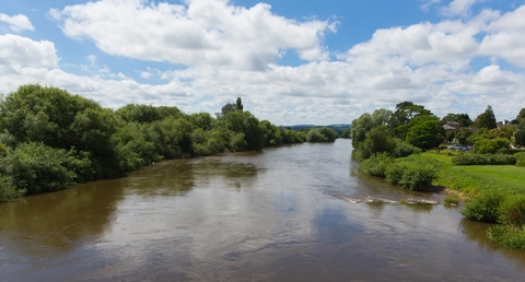 Wireworks Bridge, River Wye and Devil's Pulpit