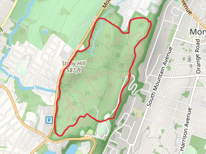 Eagle Rock Reservation - Stony Hill Loop